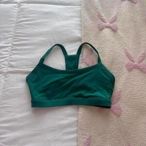 YoungLa Her emerald green sports bra